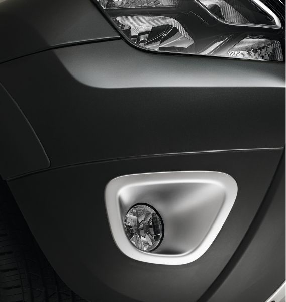 Dacia Fog Lamp Surrounds, Dark Grey - Duster I