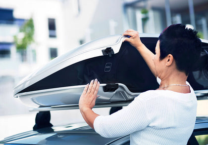 VDP Roof Box Black Juxt 600 Large Roof Box 600 Litres Lockable