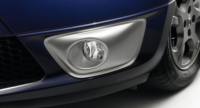 Dacia Fog Lamp Surrounds, Silver Grey - Logan & Sandero